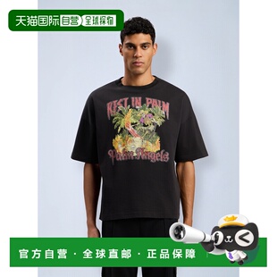 1h可退 潮奢 Palm Angels 棕榈天使 男士 棕榈休闲T恤 PMAA10DF25