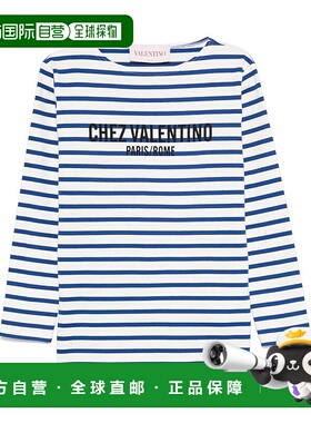 VALENTINO 女士T恤 BMG24C962CR1 SS2025 白色长袖上衣女装