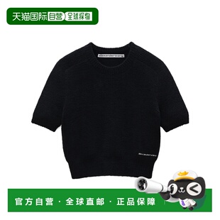 ALEXANDER WANG 女士T恤 4KC1261079001 CO 黑色 Ss Cropped Crew