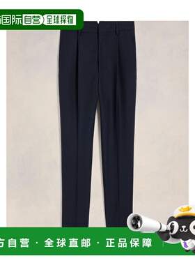 Ami Paris 女士休闲裤 FTR112WV00264011 AW2024 黑色