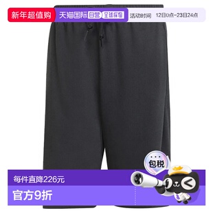 ADIDAS 男士短裤 JE8956NERO CO 黑色 PANTALONCINO UOMO LOGO