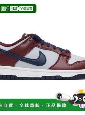 1h可退 潮奢 Nike 耐克 男士 酒红色 & 灰色 Dunk Low Retro 运动