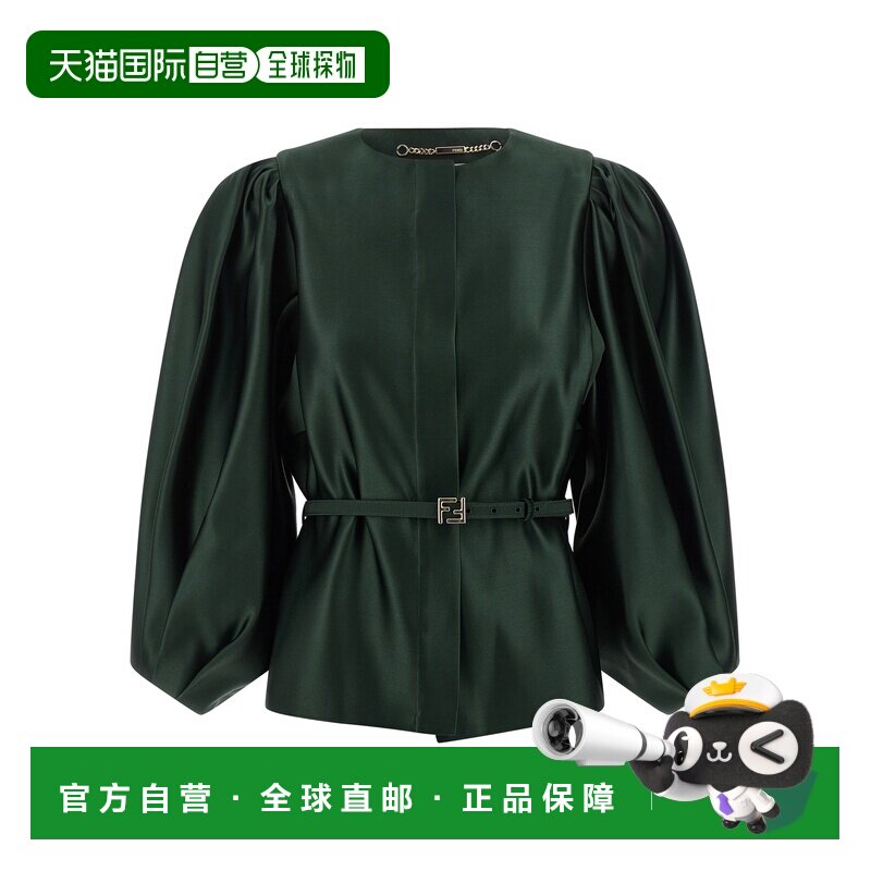 1h可退 FENDI 女士外套 FJ7672A9DGF1T6I AW2025 军绿色