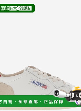 AUTRY男士运动鞋AULMLS43LEATSUEDEWHTRED