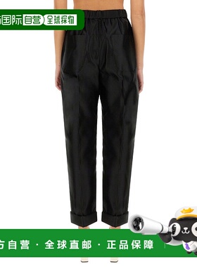 1h可退 TOM FORD 女士休闲裤 PAW281FAX578LB999 AW2023 黑色