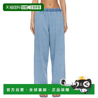 1h可退 潮奢 Baserange 女士 蓝色 Cravat 牛仔裤 PACRDESP26