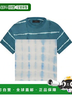 1h可退 AMIRI 男士T恤 SS23MKS009420 SS2023 蓝色 圆领T恤短袖