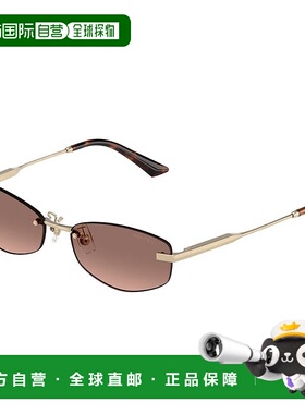 JIMMY CHOO 女士眼镜 JC4013D300613 CO 棕色 几何框太阳镜