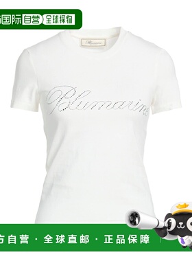 1h可退 潮奢 Blumarine 蓝色情人 女士 T恤 beige米色 舒适时尚