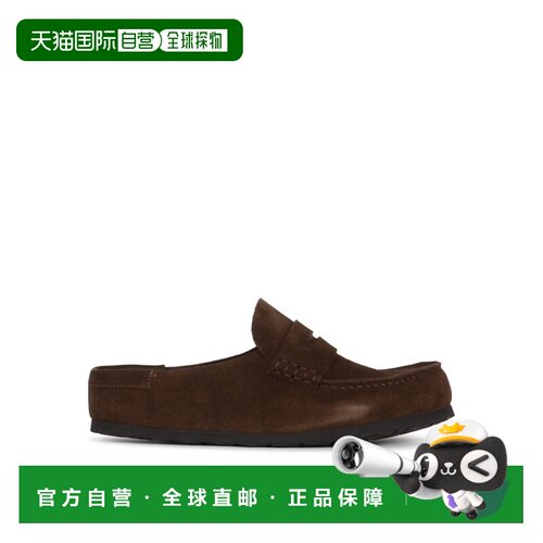 BIRKENSTOCK 男士休闲鞋 1031605 CO 棕色 Naples 男鞋穆勒鞋包边