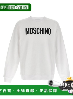 MOSCHINO 男士卫衣 170402281001 SS2025 白色 Logo Print Sweats