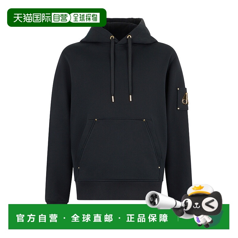 1h可退 MOOSE KNUCKLES 男士卫衣 M35MS674G292 SS2025 黑色