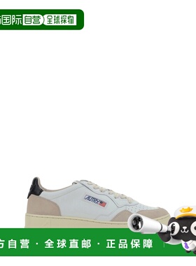1h可退 潮奢 AUTRY 男士 Medialist 运动鞋 AULMLS21WHTBLK