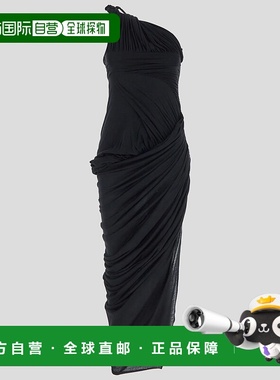 RICK OWENS 女士连衣裙 RO01D2598BH09 AW2024 黑色包臀裙