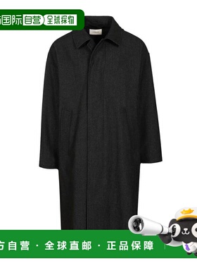 LEMAIRE 男士大衣 CO1145LF1319MU200 AW2025 黑色