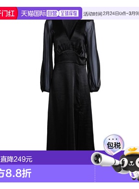 1h可退 潮奢 Topshop 女士 长款连衣裙 black黑色 舒适时尚