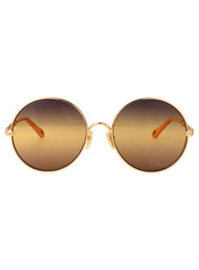 香港直邮CHLOÉ 女士太阳镜 CH0321S001 CO 金色