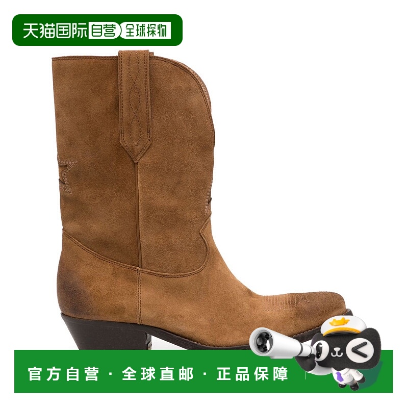 1h可退 潮奢 GOLDEN GOOSE 女士 星星图案短筒靴 GWF00537F004884