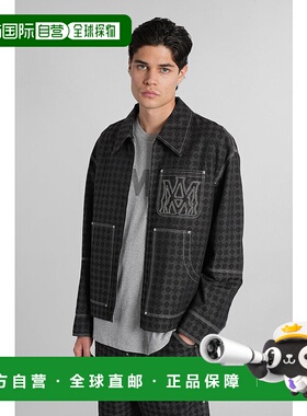 1h可退 AMIRI 男士夹克 423486AMOUBN1086 AW2025 黑色 Amiri Cas