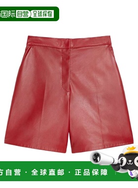 MAX MARA 女士短裤 1431012106002 SS2022 红色 徽标细节短裤