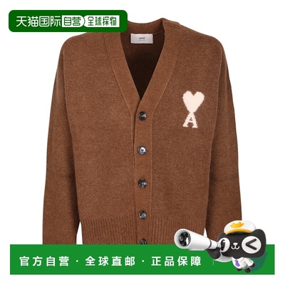 AMI PARIS男士针织衫UKC365KN0135217羊毛长袖开衫