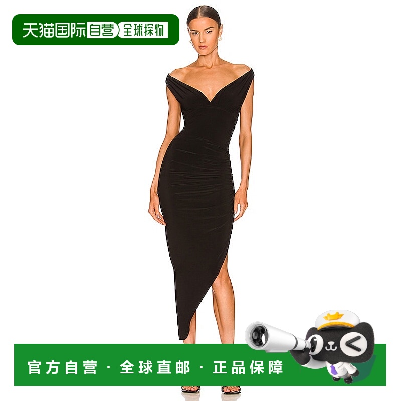 潮奢 NORMA KAMALI 诺玛 卡玛丽 女士 Tara 单肩垂褶睡裙 KK1223P