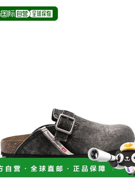 DIESEL 男士拖鞋 Y03375P3997T8013 AW2024 黑色