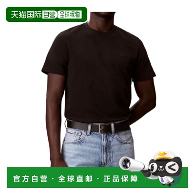 CALVIN KLEIN 男士T恤  SS2026黑色 LV04RD254GUB1短袖
