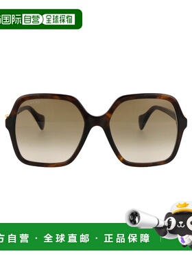 1h可退 GUCCI 女士眼镜 GG1072S002 AW2025 黑色 GG1072S