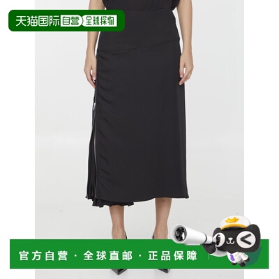 1h可退 JIL SANDER 女士半身裙 J03MA0125J65003001 AW2023丝绸