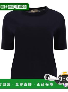 HERNO 女士T恤 JG000223D520569200 CO 蓝色 Midnight blue lyoce