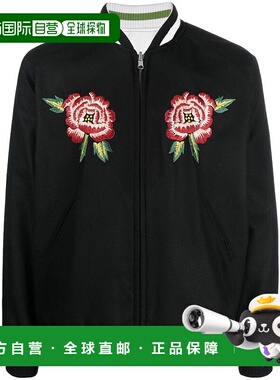 KENZO 男士夹克 FC65BL1369RJ99J AW2022 白色 双面飞行员夹克