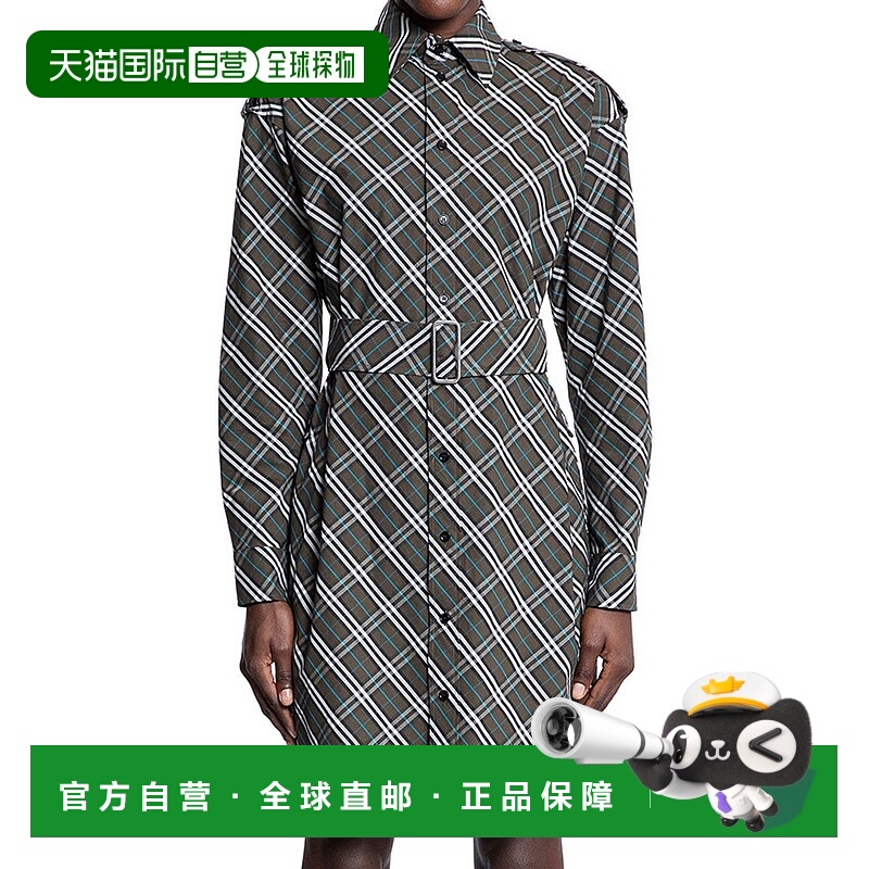 1h可退 BURBERRY 女士连衣裙 8103875C1213 SS2025 浅棕色博柏利