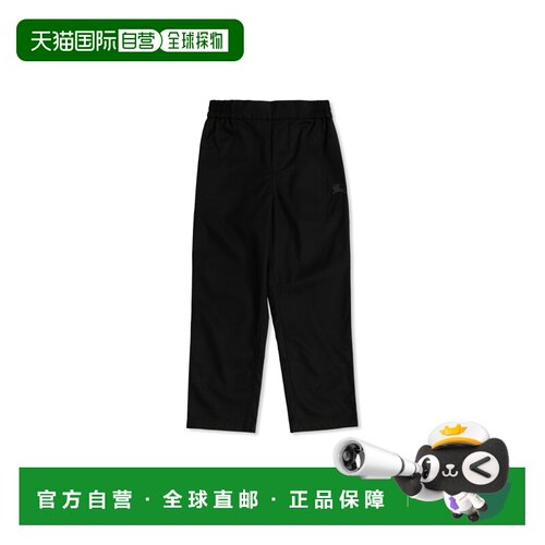 BURBERRY KIDS 男童长裤 8108000A1189BLACK AW2025