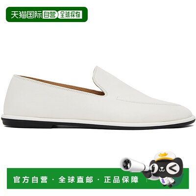 1h可退 潮奢 The Row 女士 灰白色 Canal 乐福鞋 F1258L74一脚蹬