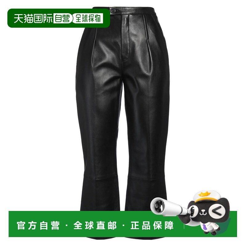1h可退 潮奢 Saint Laurent 圣罗兰 女士 皮革裤子,女装/女士精品,休闲裤,淘宝优惠券,粉丝福利购,淘宝优惠卷