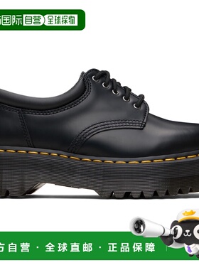 1h可退 潮奢 Dr. Martens 马丁大夫 男士 黑色 8053 Leather Plat