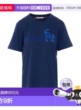 MARNI 女士T恤 THJE0293S3USCY84LOB99 SS2026 蓝色