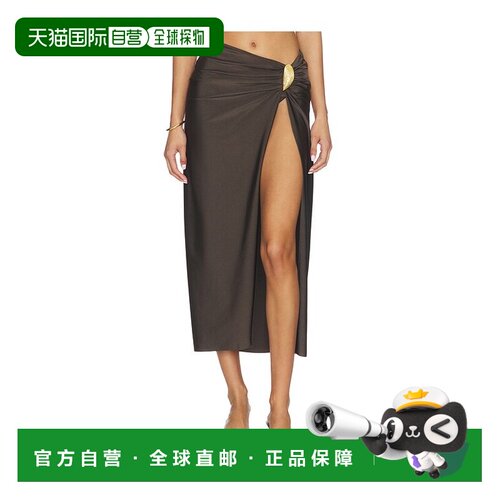 Simkhai/Eiana Shell女士中长裙 【付后1h可退】
