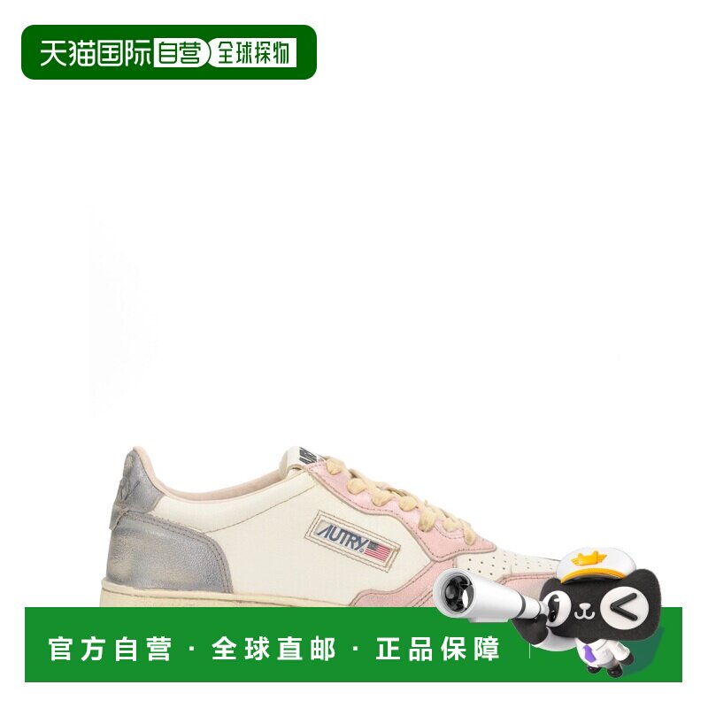AUTRY 女士运动鞋 AVLWMT06 AW2025 白色 "SUPER VINTAGE" SNEAKE