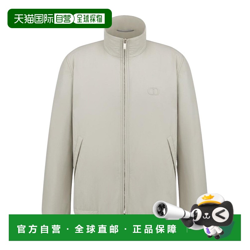 1h可退 DIOR 男士夹克 513C416A6480C888 SS2025 白色 徽标休闲夹