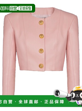 BALMAIN 女士西服 GF1SD252LE044HR SS2026 粉红色 'Testa di leo