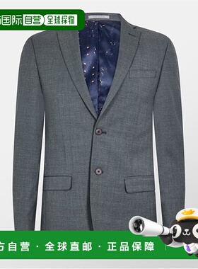 1h可退 潮奢 ted baker 男士 织纹修身西装外套 blue蓝色 舒适时