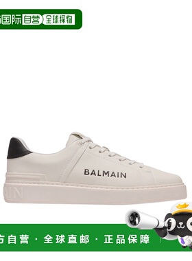 BALMAIN 男士运动鞋 GM1VI288LSBGEAB SS2026 白色 系带低帮休闲