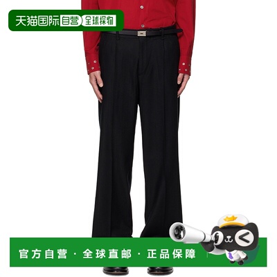 1h可退 潮奢 Our Legacy 男士 黑色 Borrowed 长裤 M4254BC男装