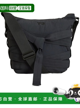 Y-3 女士单肩包 JV9770 AW2025 黑色  Cinch单肩包斜挎包