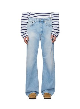 1h可退 潮奢 Acne Studios 艾克妮 男士 蓝色 Loose-Fit 2021M 牛