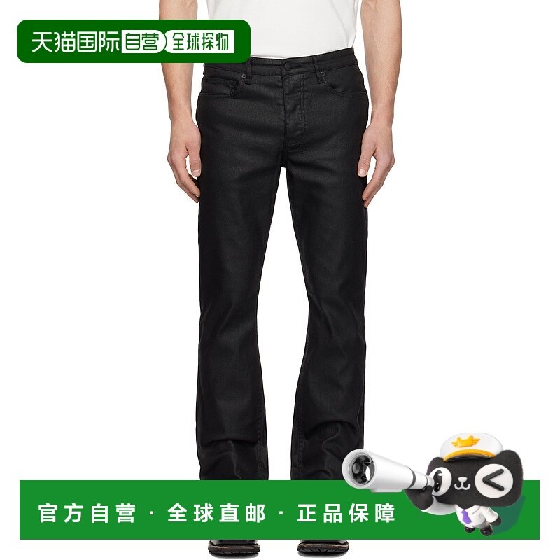 1h可退 潮奢 Ksubi 男士 黑色 Bronko Wax 牛仔裤 MPF23DJ051