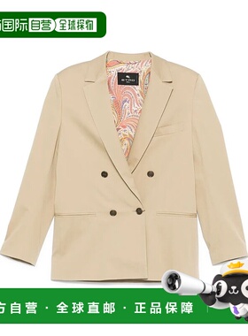 1h可退 ETRO 女士西服 WRCA007099TUEG0M0208 SS2025 驼色外套