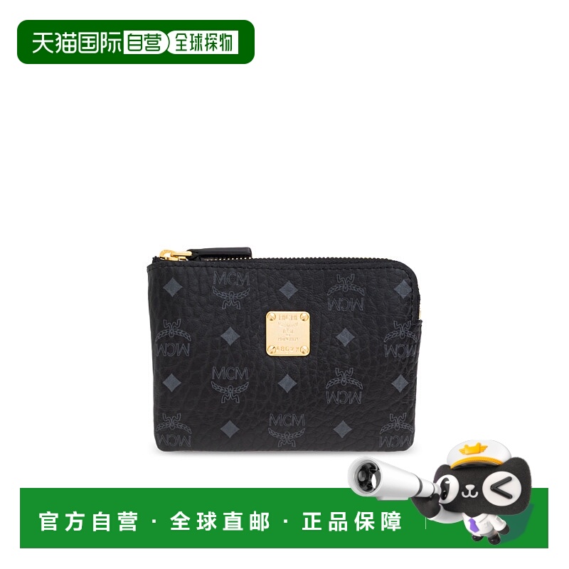 1h可退 MCM 女士卡包 MYAFATA010BK AW2025 黑色 Card case with